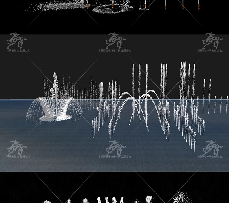 su ls17 fountain waterscape