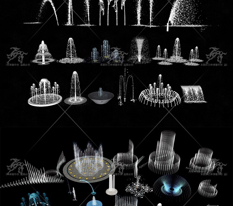 su ls17 fountain waterscape