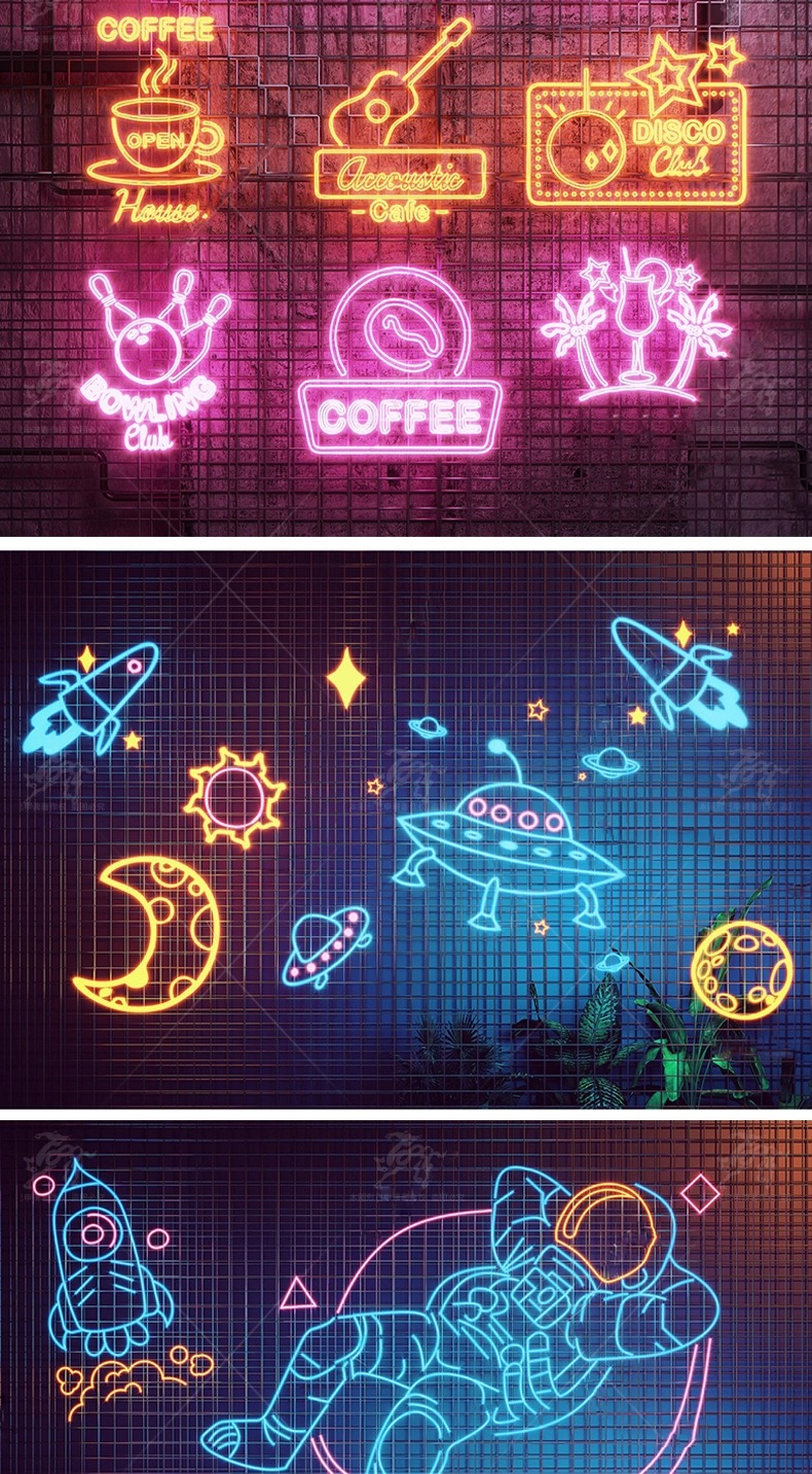 max id04 neon led decorative