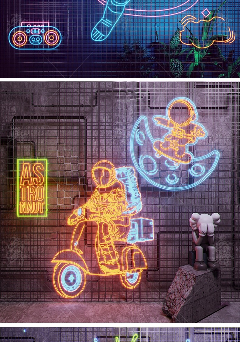 max id04 neon led decorative