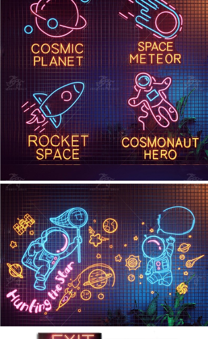 max id04 neon led decorative