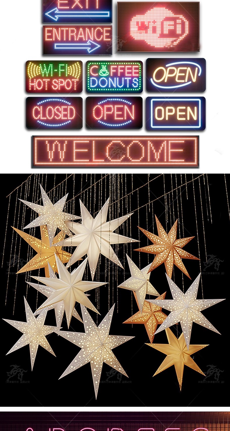 max id04 neon led decorative
