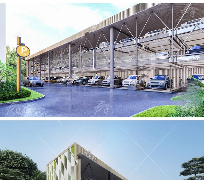 su ad10 steel structure parking lot