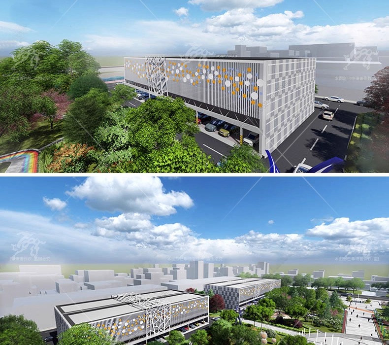 su ad10 steel structure parking lot