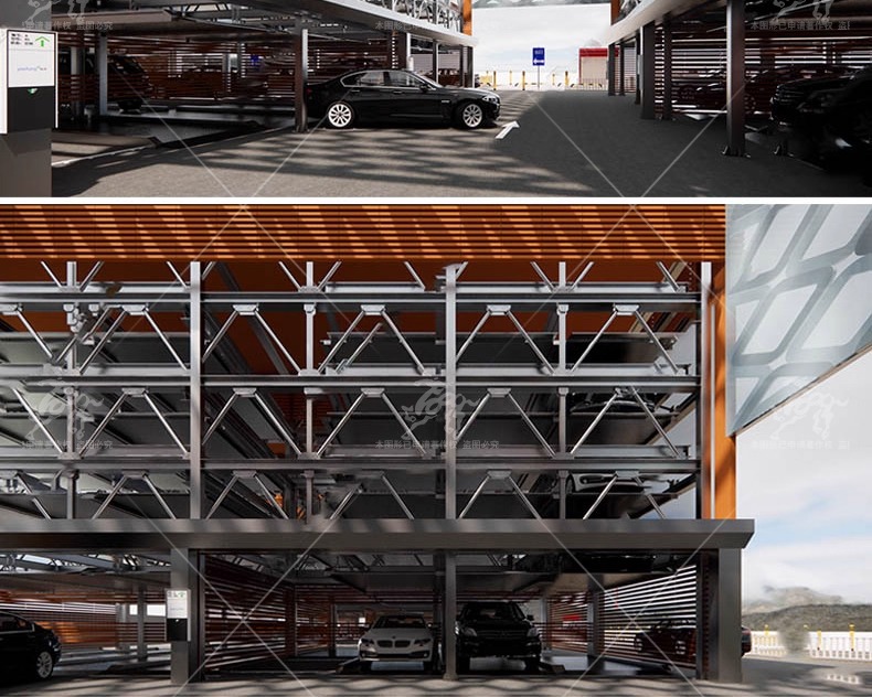 su ad10 steel structure parking lot