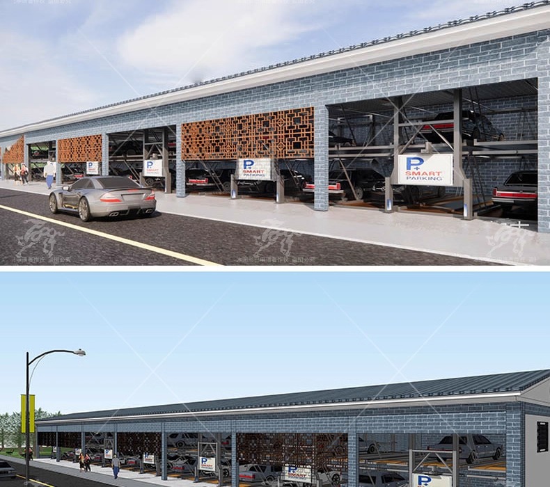 su ad10 steel structure parking lot