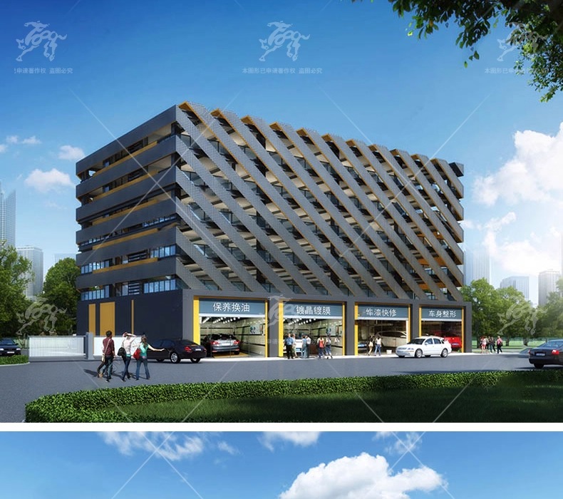 su ad10 steel structure parking lot