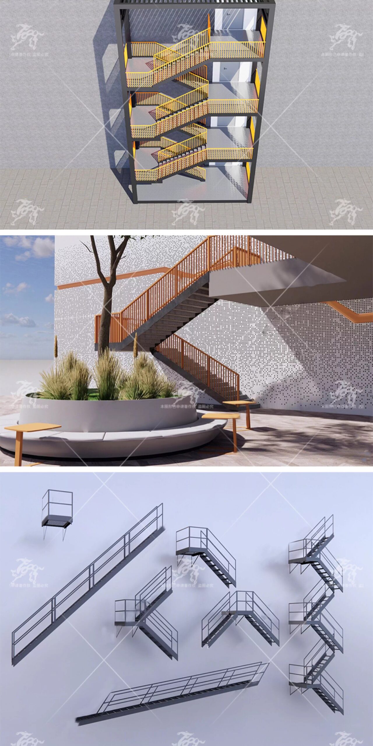 su ad13 outdoor building stairs