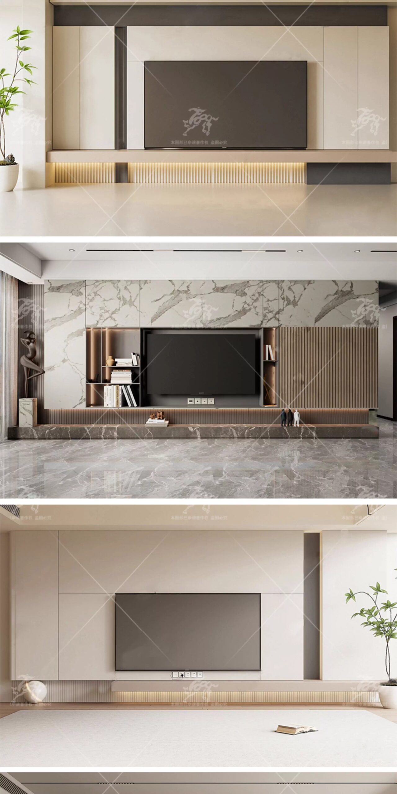 su id32 tv background wall