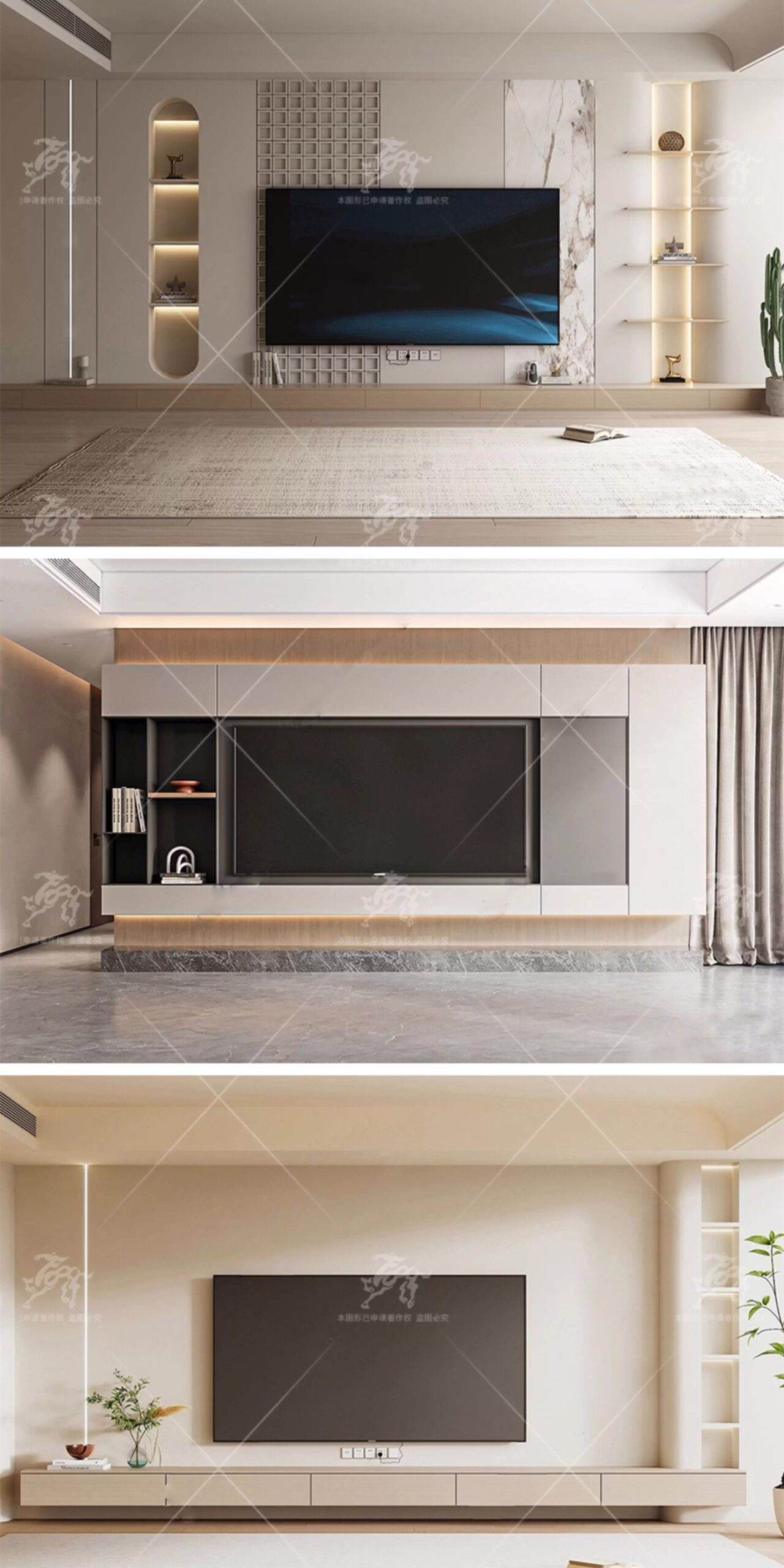 su id32 tv background wall