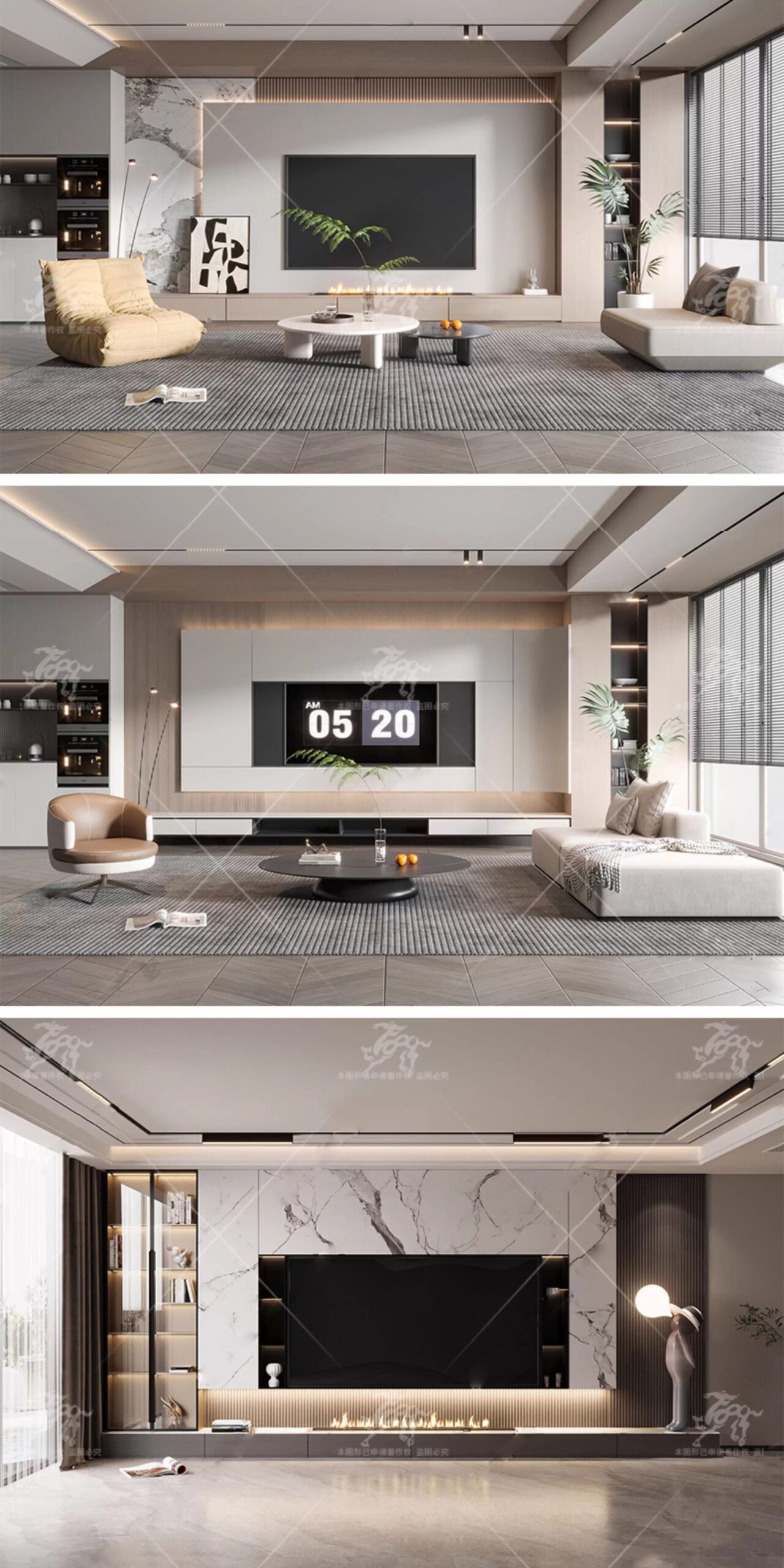 su id32 tv background wall
