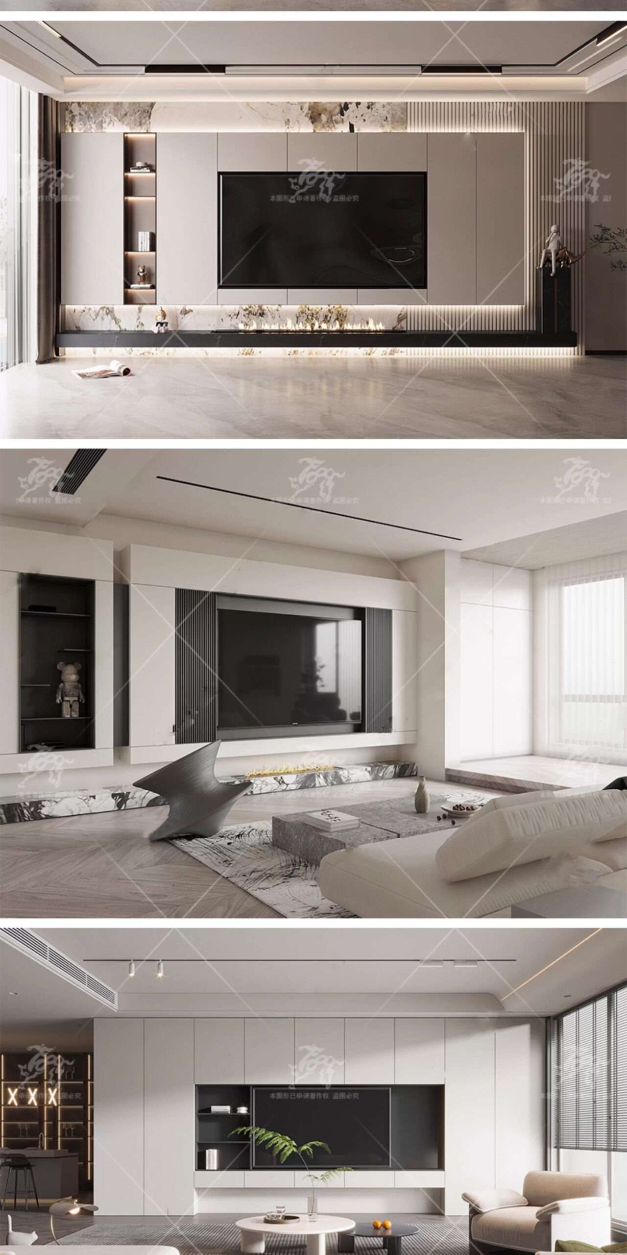 su id32 tv background wall