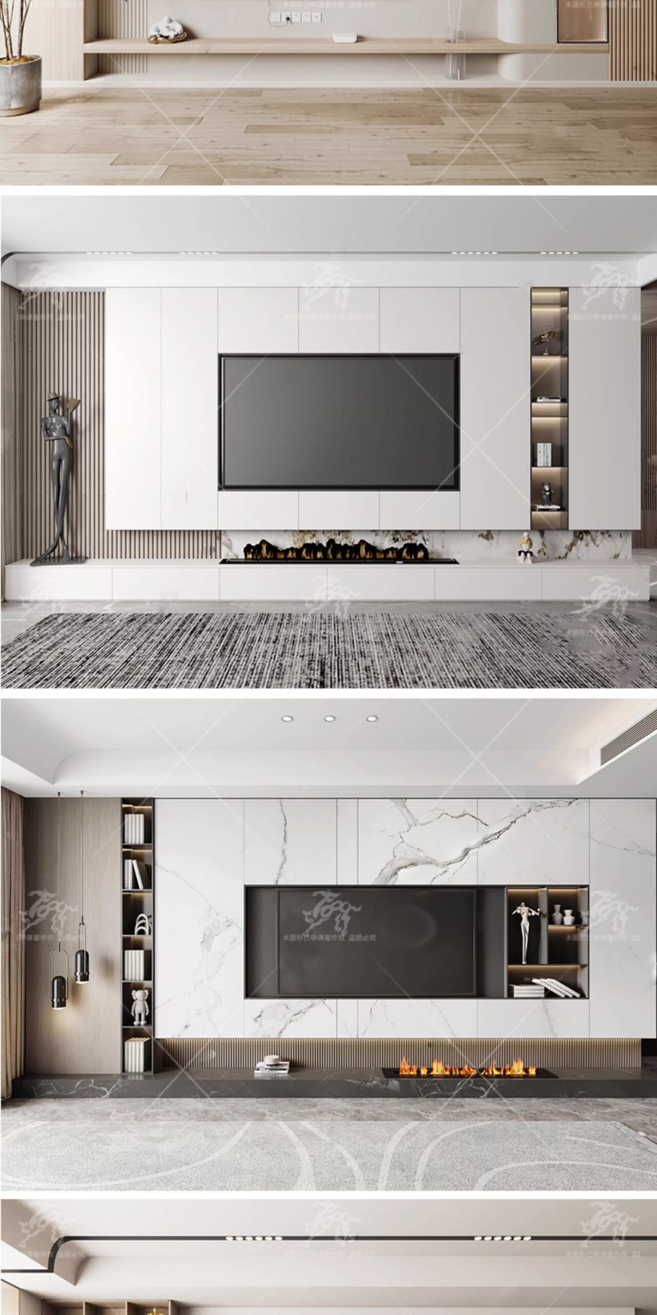 su id32 tv background wall