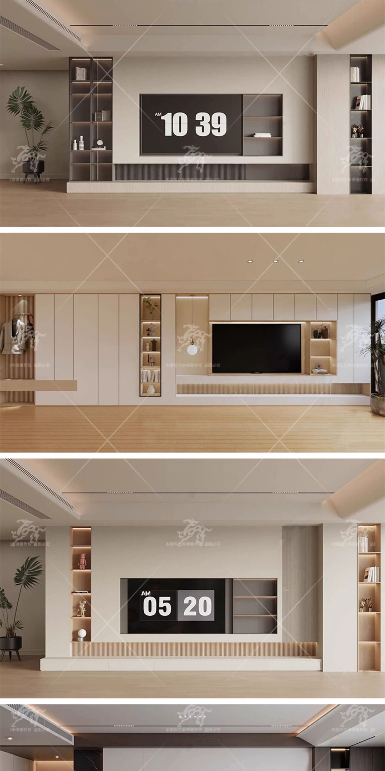 su id32 tv background wall