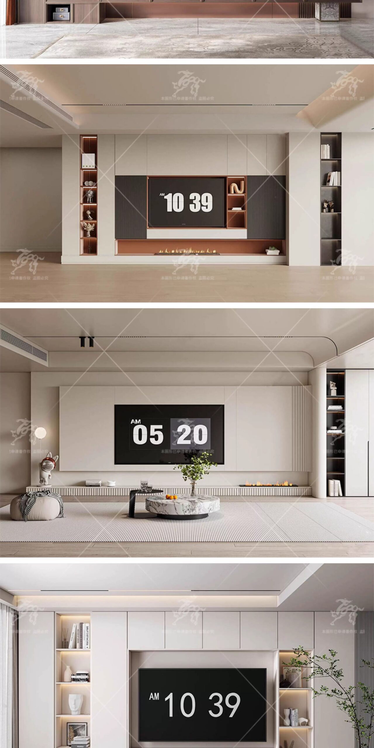 su id32 tv background wall