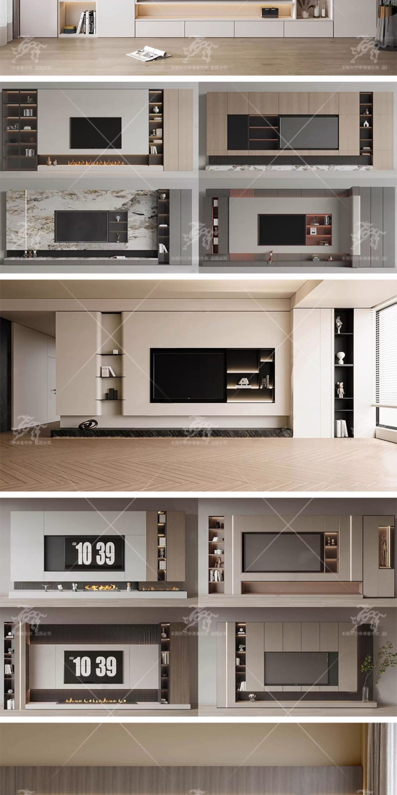 su id32 tv background wall
