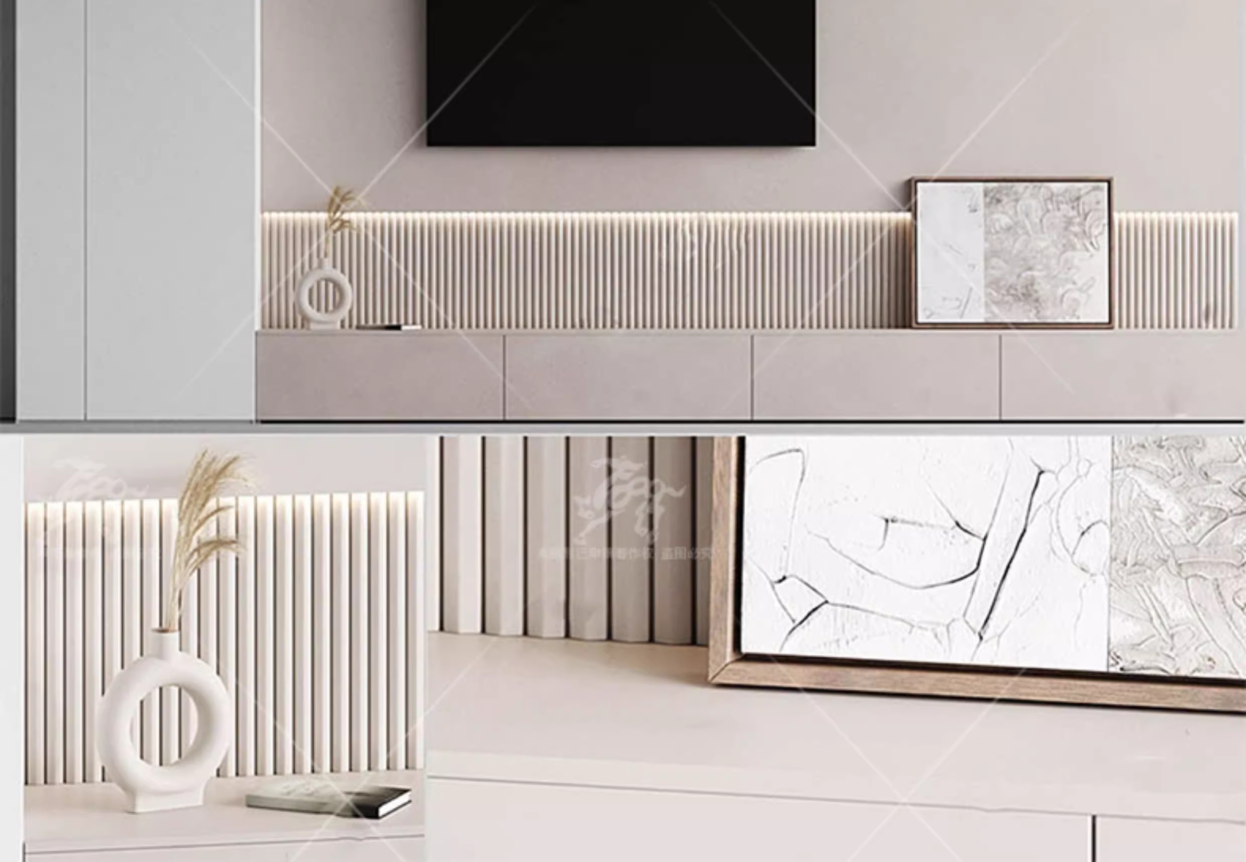 su id32 tv background wall