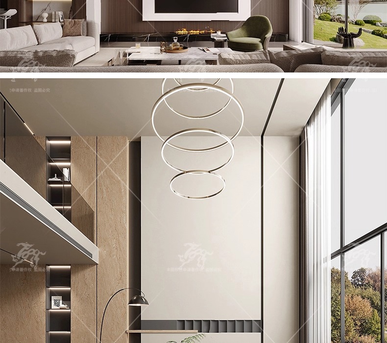 su id33 villa duplex livingroom