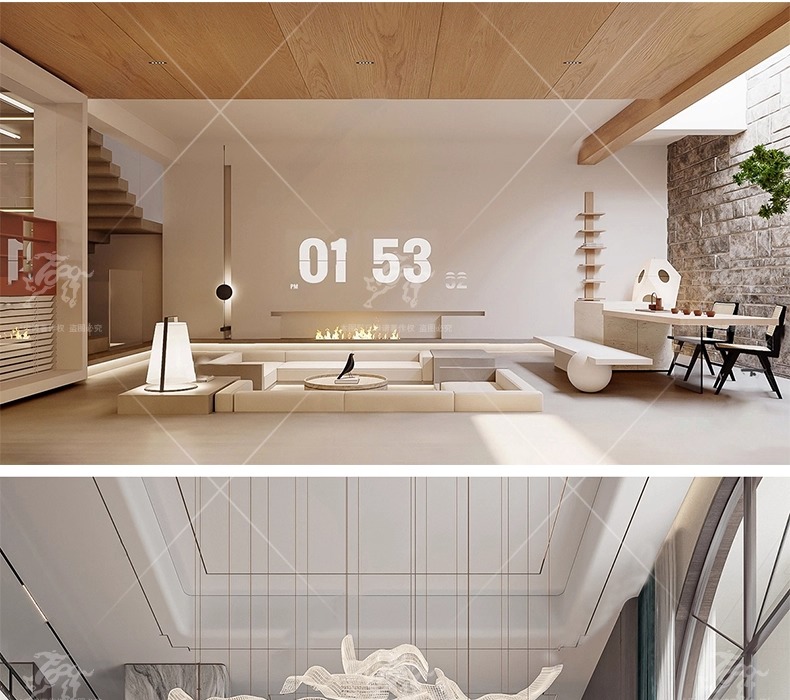 su id33 villa duplex livingroom