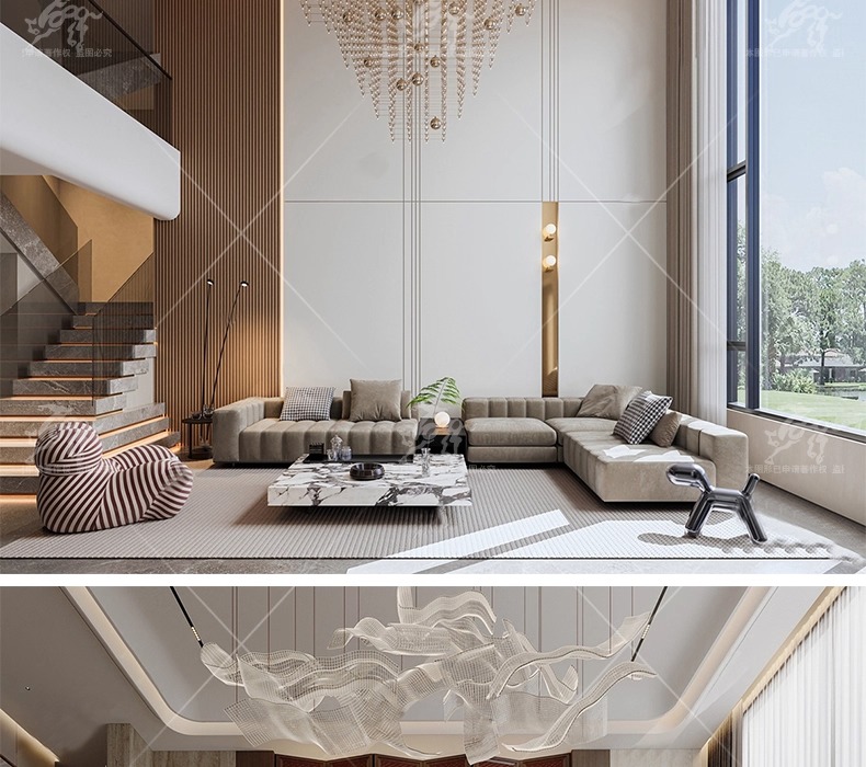 su id33 villa duplex livingroom