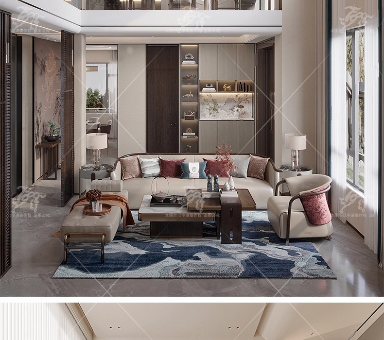 su id33 villa duplex livingroom