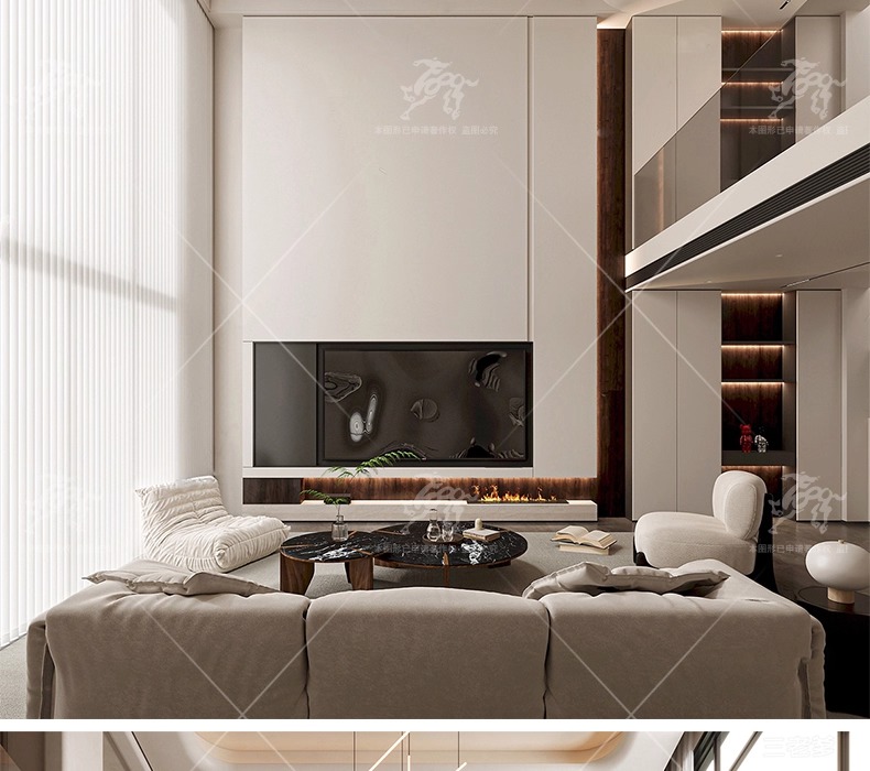 su id33 villa duplex livingroom