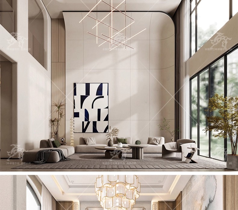 su id33 villa duplex livingroom