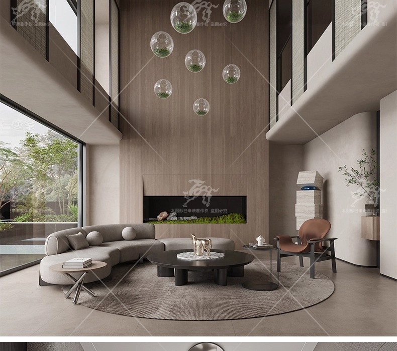su id33 villa duplex livingroom