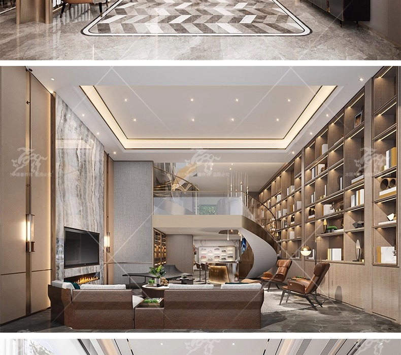 su id33 villa duplex livingroom