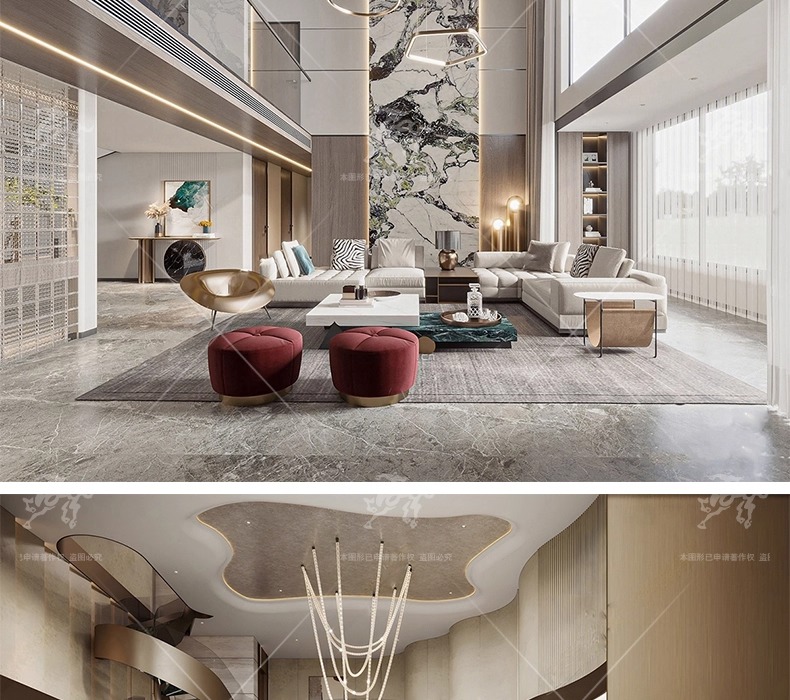su id33 villa duplex livingroom