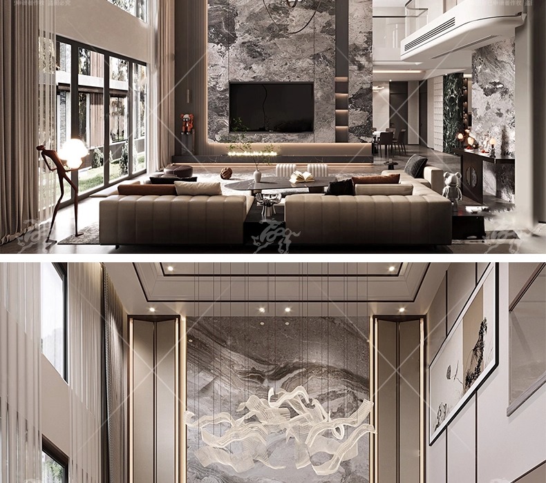su id33 villa duplex livingroom