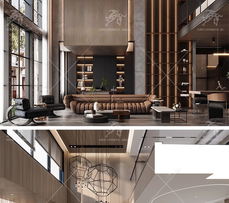 su id33 villa duplex livingroom
