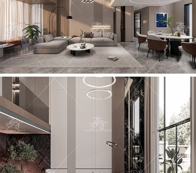 su id33 villa duplex livingroom