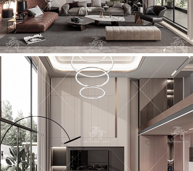 su id33 villa duplex livingroom