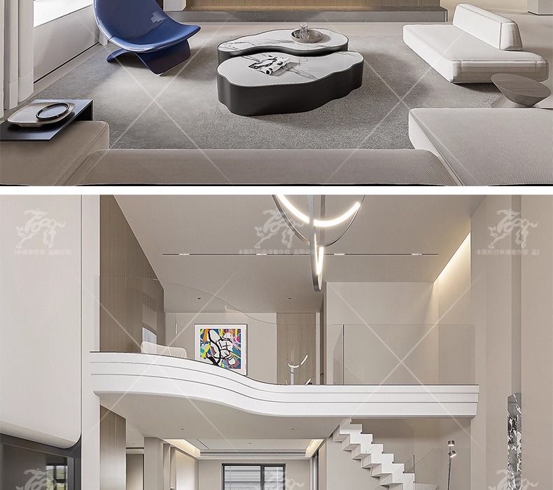 su id33 villa duplex livingroom
