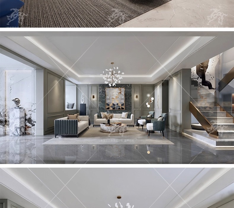 su id33 villa duplex livingroom