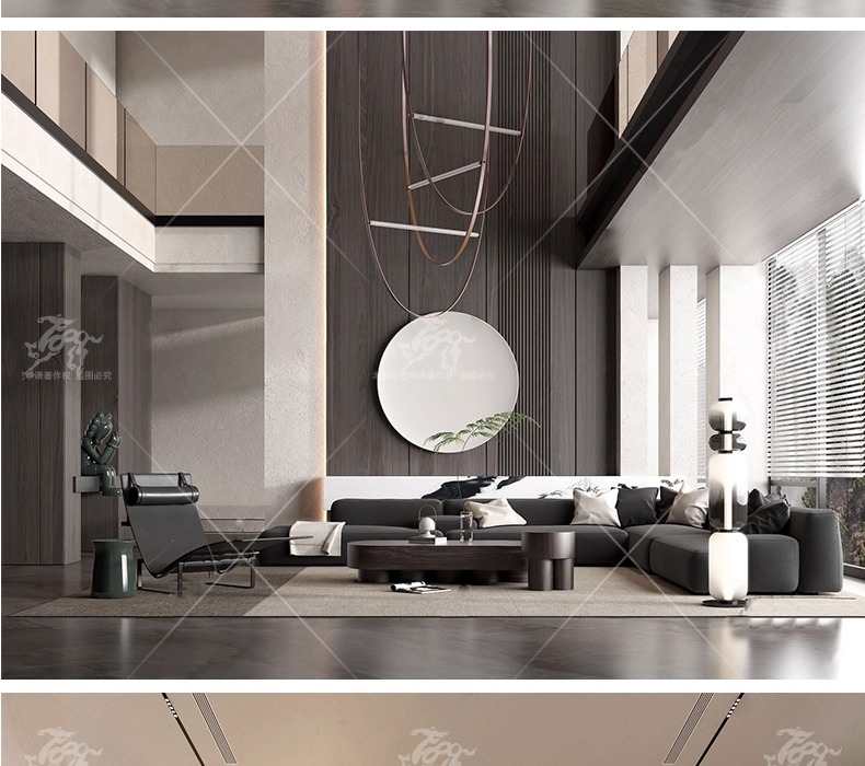 su id33 villa duplex livingroom