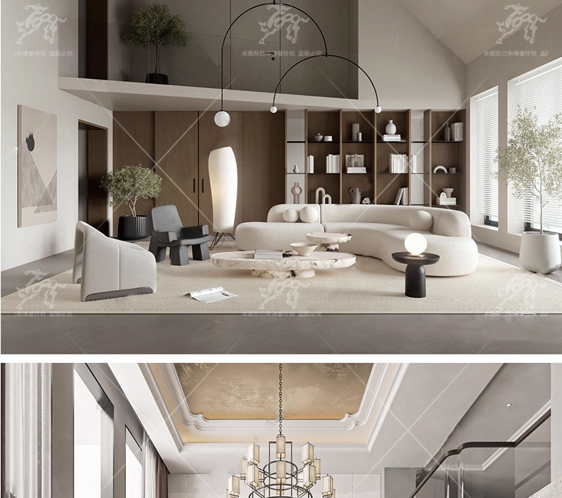 su id33 villa duplex livingroom
