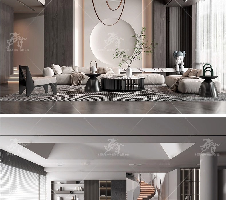 su id33 villa duplex livingroom