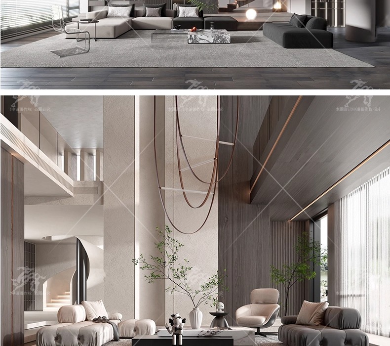 su id33 villa duplex livingroom
