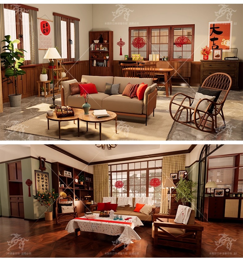 su id39 age style interior decoration