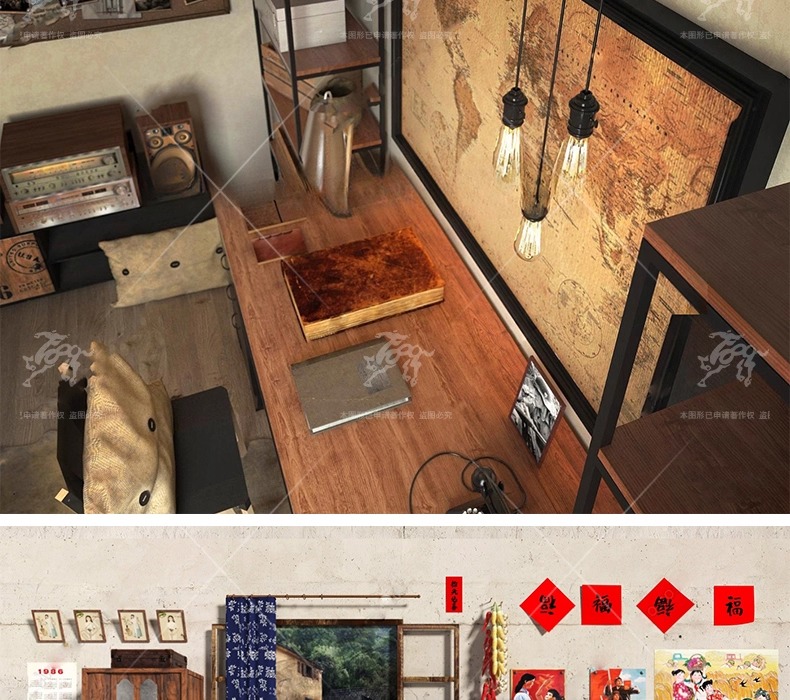 su id39 age style interior decoration