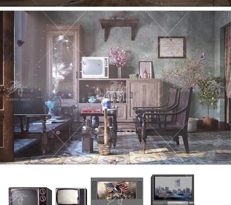 su id39 age style interior decoration