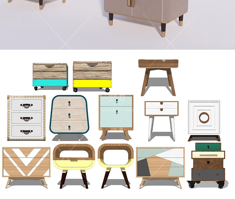 su id40 bedside table chest of drawers