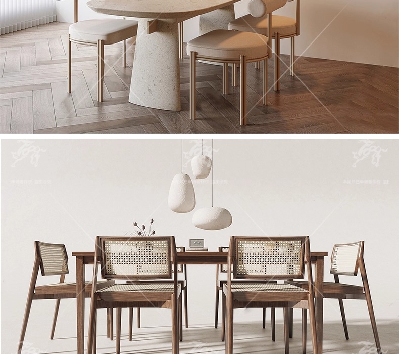 su id43 dining table and chair