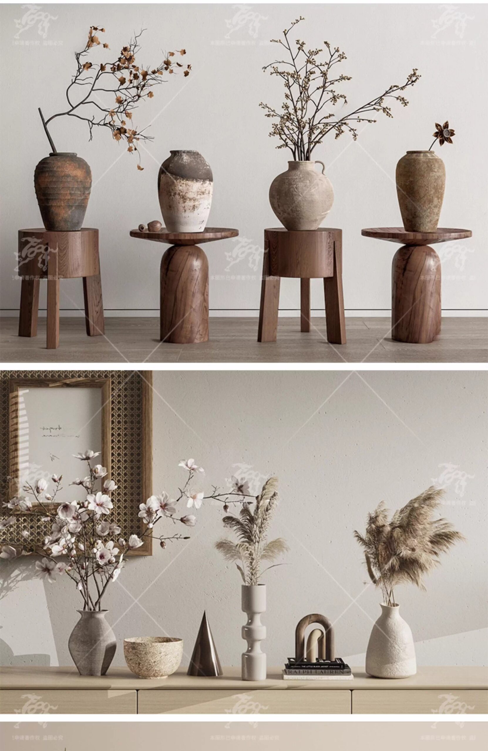 su id49 vase floral ornaments