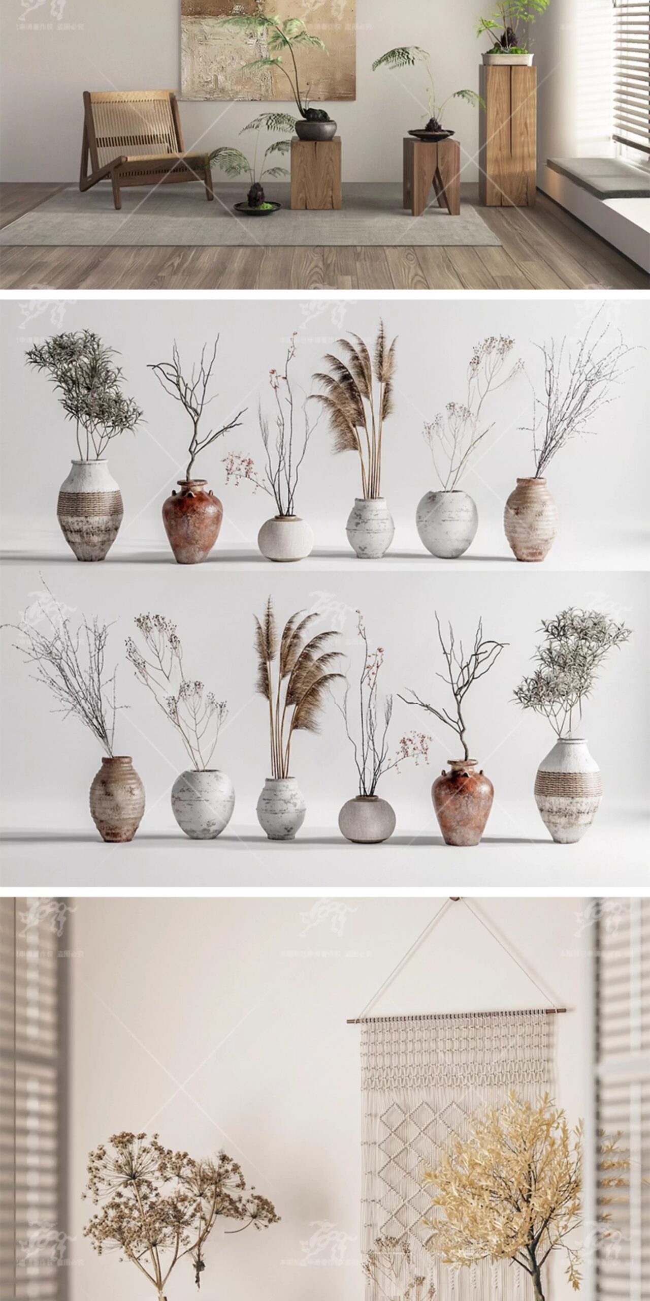 su id49 vase floral ornaments