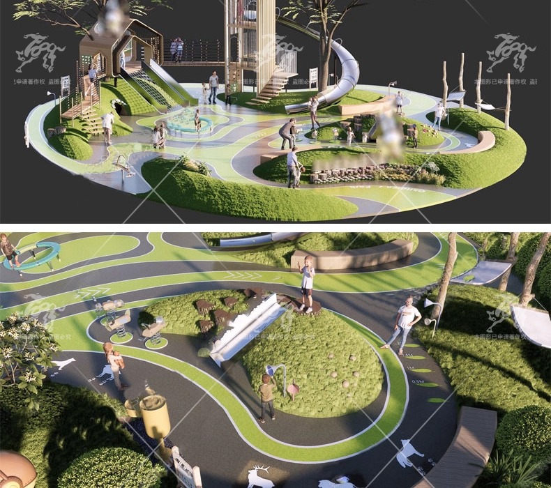 su ls26 non powered children's playground