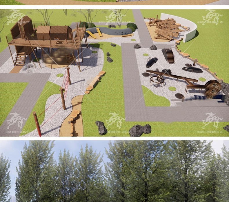 su ls26 non powered children's playground