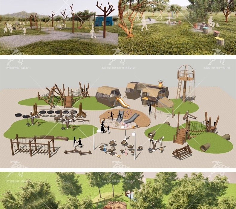 su ls26 non powered children's playground